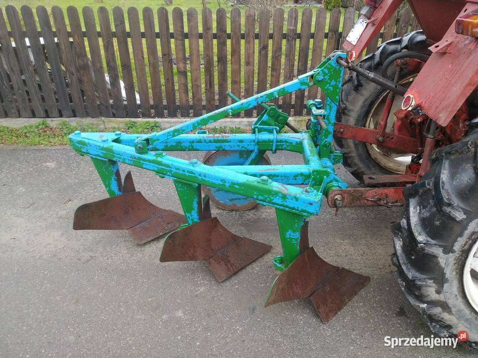 Pług mały Orlik 3skibowy oryginał Grudziądz Szczucin