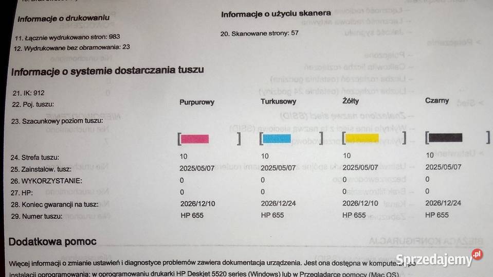 Drukarka HP DeskJet 5525