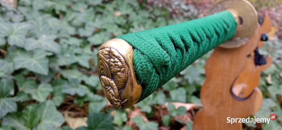 Katan Ostry miecz shinken ze stali 1060 wymiar Zieleniec