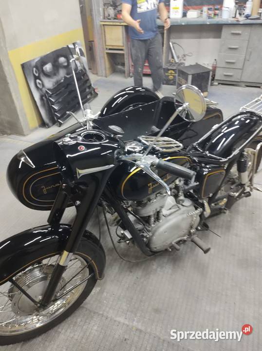 Junak M10 z wózkiem bocznym 1965 Kompletnie 350cm3 Radomsko sprzedam