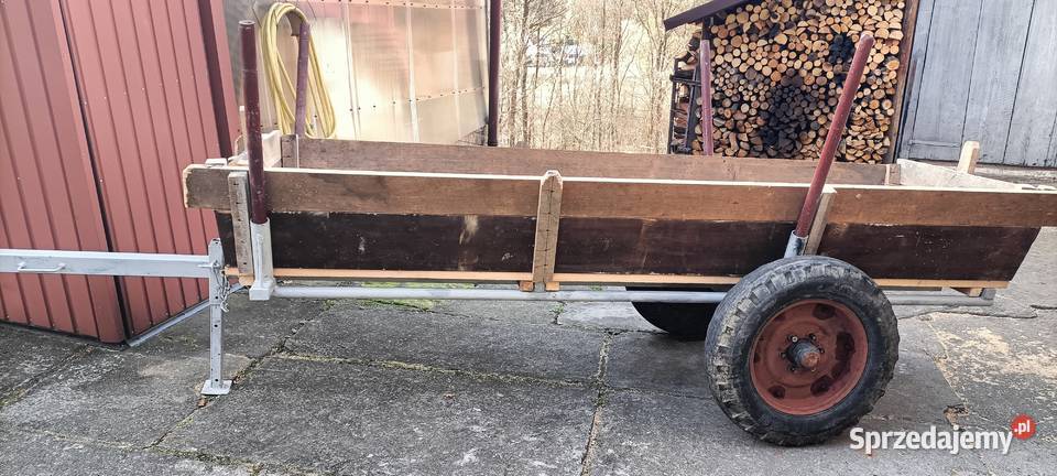 wóz ciągnikowy dwukołówka dwukółka Przyczepy rolnicze małopolskie Limanowa