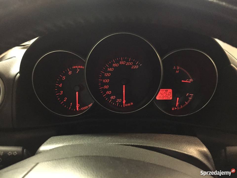 Mazda 3 BK 2005 sedan 105 1598 3 benzyna 168 Kraków sprzedam