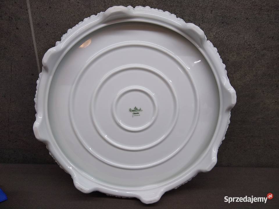 Tortownica na nóżkach Rosenthal Biała Maria Kalisz