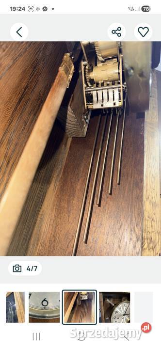 Kwadransowy zegar ścienny wiszący Rzeszów