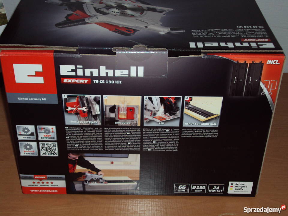 EINHELL TECS190 Pilarka tarczowa 1500W 66MM 230V Dom i Ogród Zamość