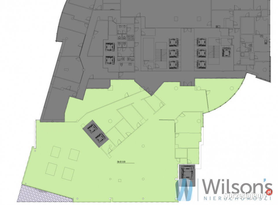 wynajmu lokalu 1037m2 Warszawa Twarda