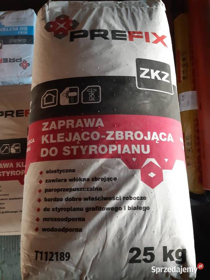 Klej do ocieplenia i zatapiania siatki w workach