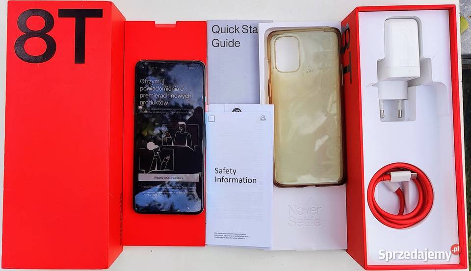 SMARTFON OnePlus 8T 5G 8GB 128GB AMOLED NFC Inowrocław