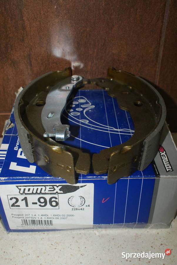 2196 TOMEX brakes SZCZĘKI HAMULC PEUGEOT 207 06 Białobrzegi