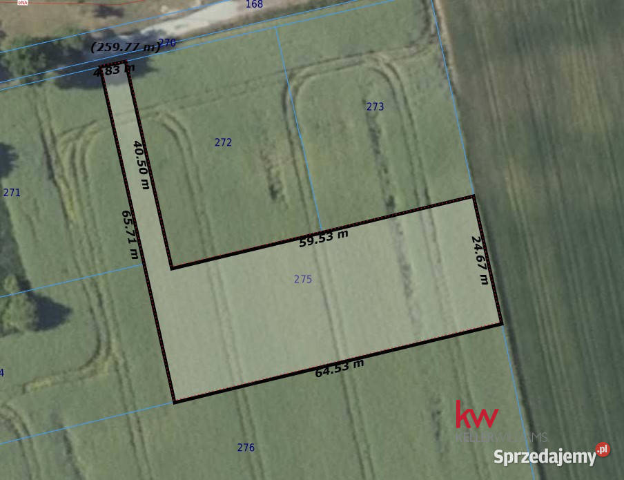 Działka 1816 metrów Sątok