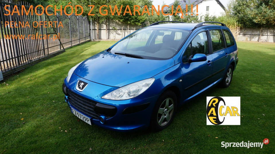 Peugeot 307 zarejestrowany ubezpieczony benzyna Zielona Góra