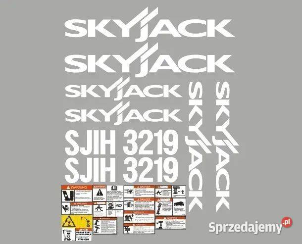 Naklejki oklejenie SKYJACK każdy model Zamiennik mazowieckie Janików