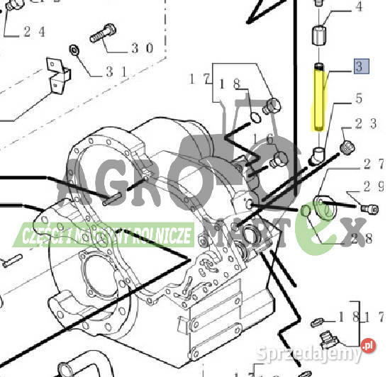76088016 RURKA CNH dolnośląskie Wichrów