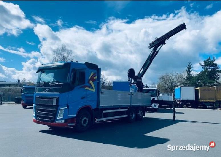 Ciezarowu 6x2 skrzynia z dzwigiem Volvo FH EUR 6 Warszawa sprzedam