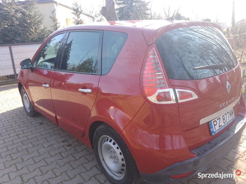Renault Scenic 14 benzyna gaz 2011r bogate 258890km Pobiedziska