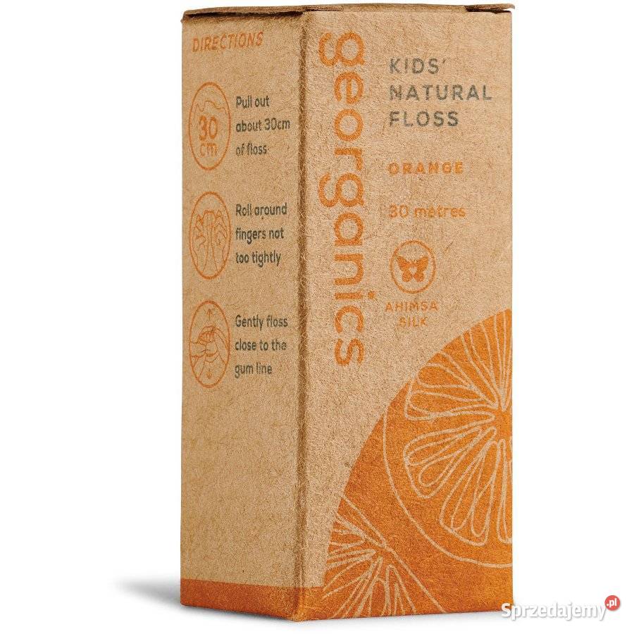 Georganics naturalna nić dentystyczna Orange Zamość
