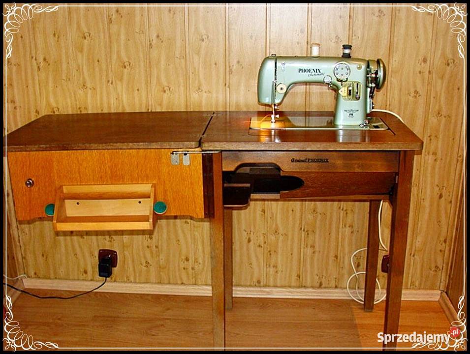 Stara maszyna do szycia Phoenix w oryginalnym Żary