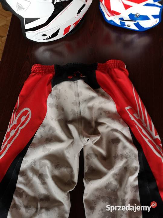 trial spodnie bluzy kurtki kaski rękawiczki sprzedam