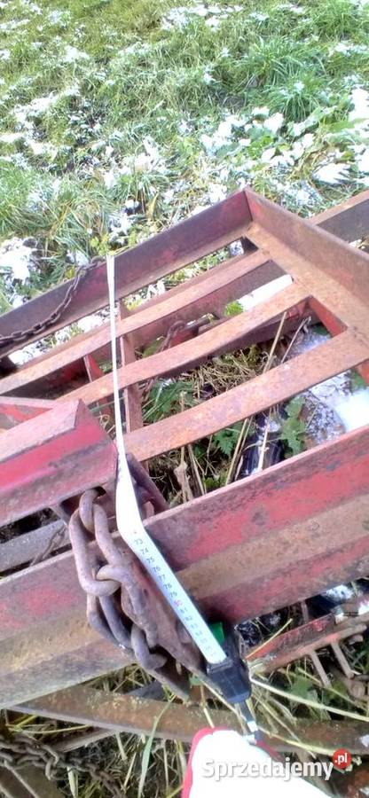 Włóka polowa brona lakowa talerzowka kverneland