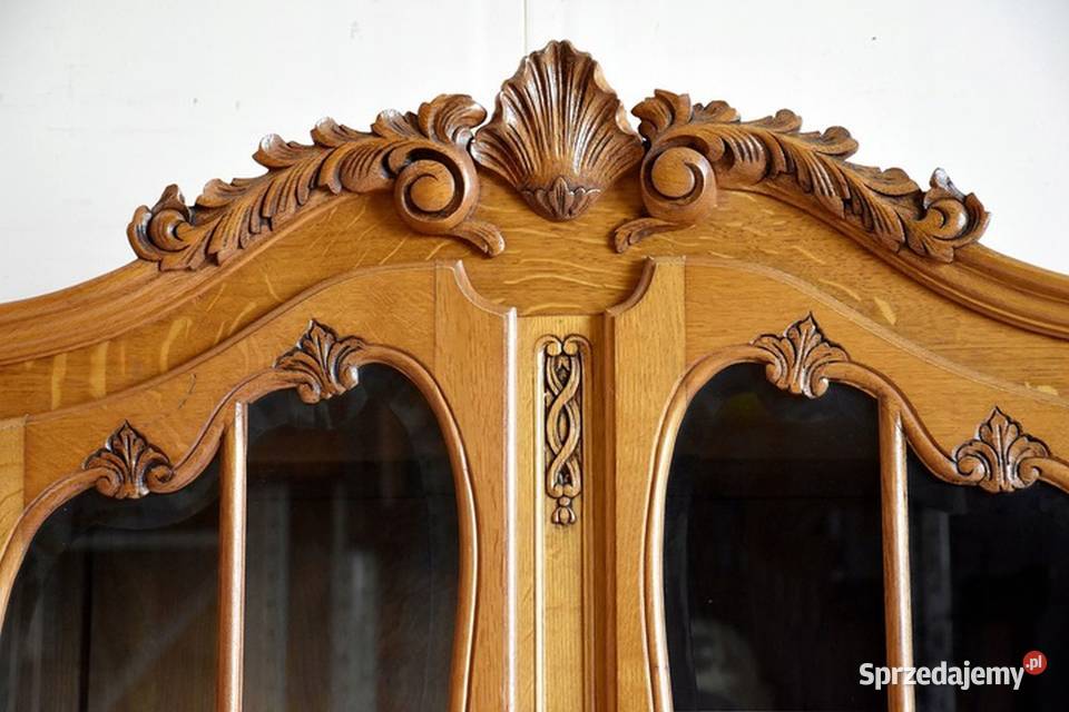 Piękna dębowa biblioteka ludwikowska sklep