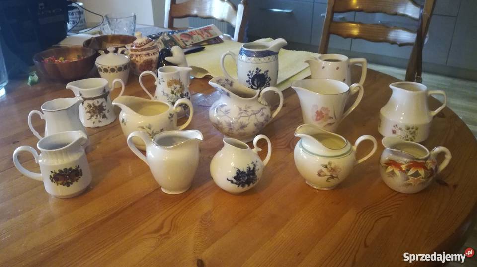 Mleczniki porcelana sygnowana Nysa