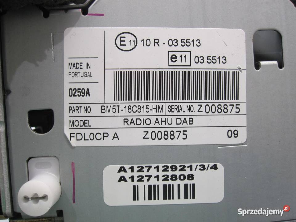 FORD FOCUS MK3 III 13r Radio CD BM5118B955BE świętokrzyskie