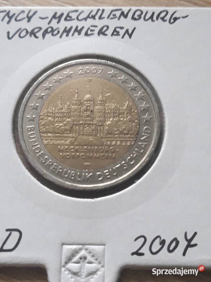 2 Euro Niemcy Mecklenburg Vorpommeren 2007 rmen Konin sprzedam