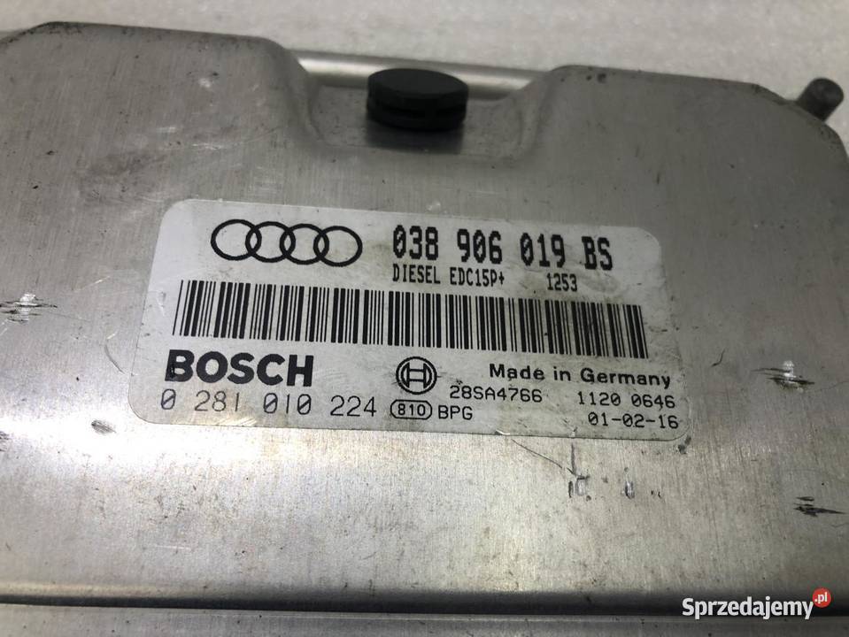 STEROWNIK SILNIKA AUDI A6 C5 19 TDI 038906019BS osobowe sprzedam