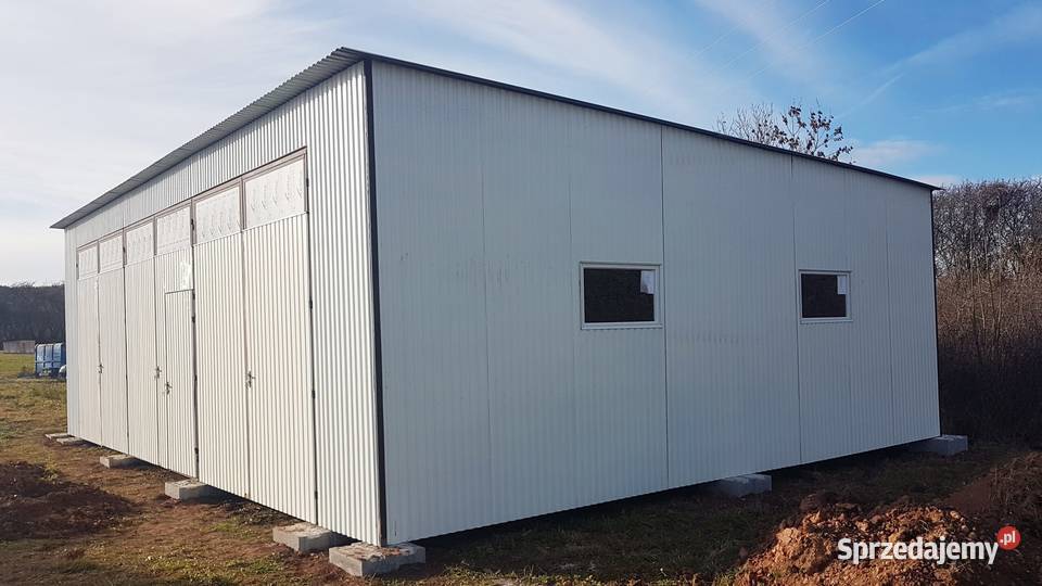 Blaszana montowana hala 11x8m Kraków