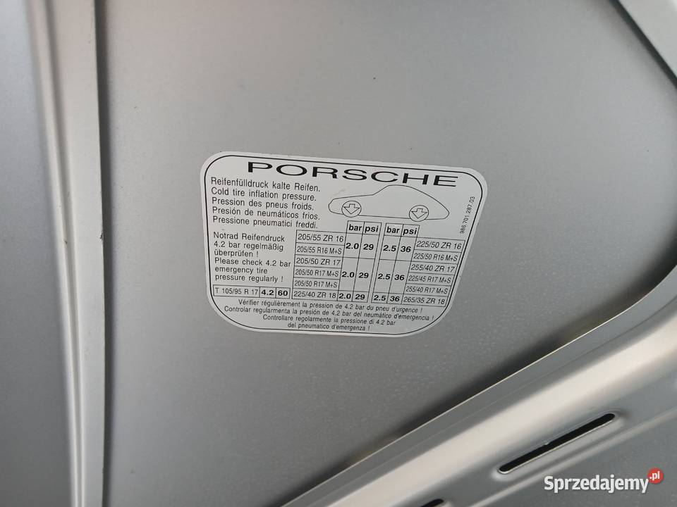 Porsche boxster s 27 Zarejestrowany okazja Narol