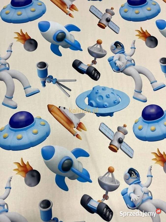 Tkanina tapicerska Bajka 66 Kosmos do pokoju