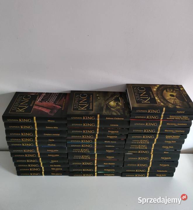 Kolekcja Mistrza Grozy 34 tomy Stephen King thrillery, sensacyjne Kultura i Rozrywka Mokrsko