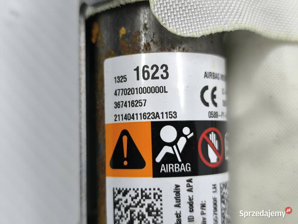 KURTYNA POWIETRZNA LEWA OPEL ZAFIRA C TOURER wielkopolskie