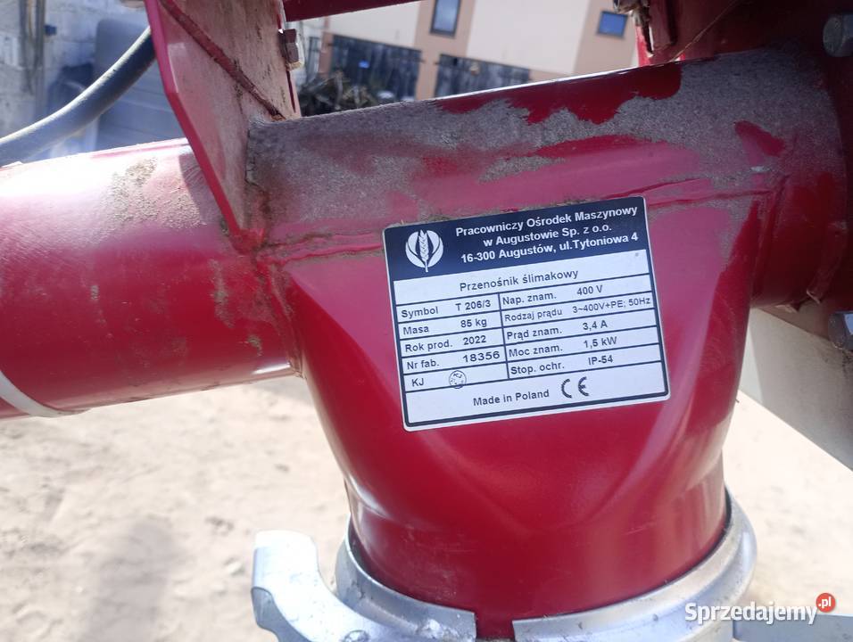 Żmijka przenośnik ślimakowy 6 m nowa kujawsko-pomorskie Pamiętowo