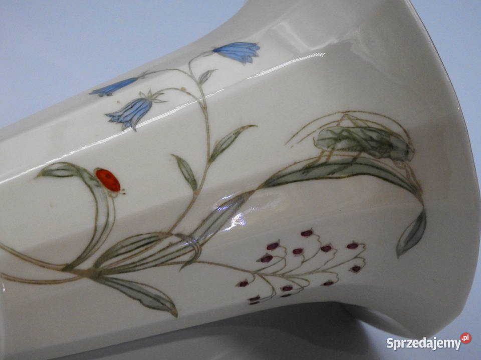 Piękny duży porcelanowy wazon sygnowany Inowrocław sprzedam