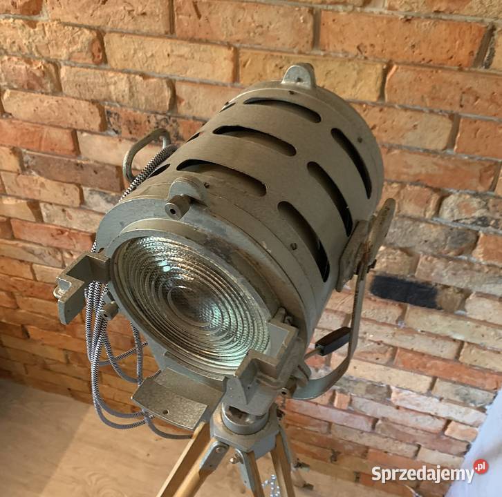 Lampa LOFT VINTAGE PRL teatralno filmowa wielkopolskie Poznań