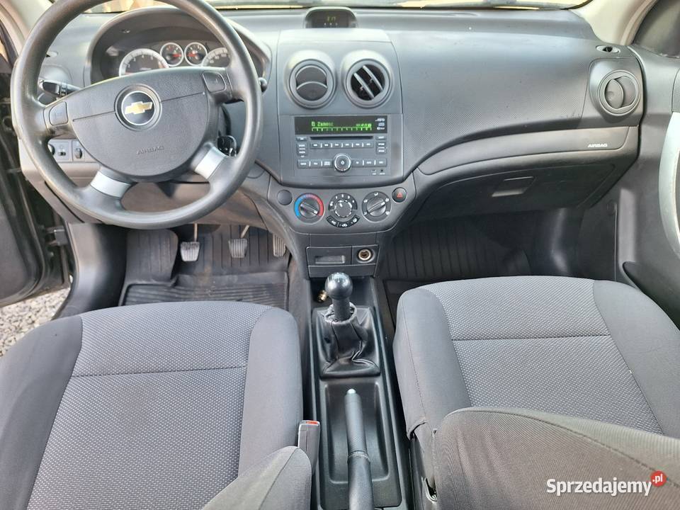 Chevrolet Aveo 14 benzynaklimatyzacja welurowa tapicerka Zamość