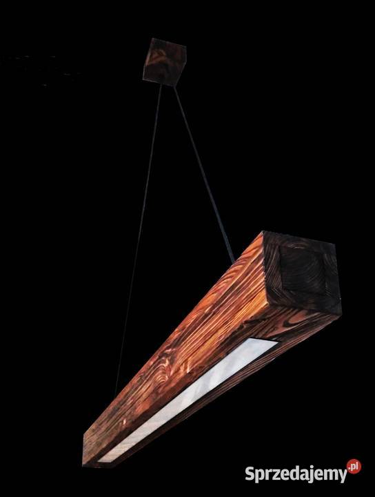 Lampa wisząca BELKA drewniana