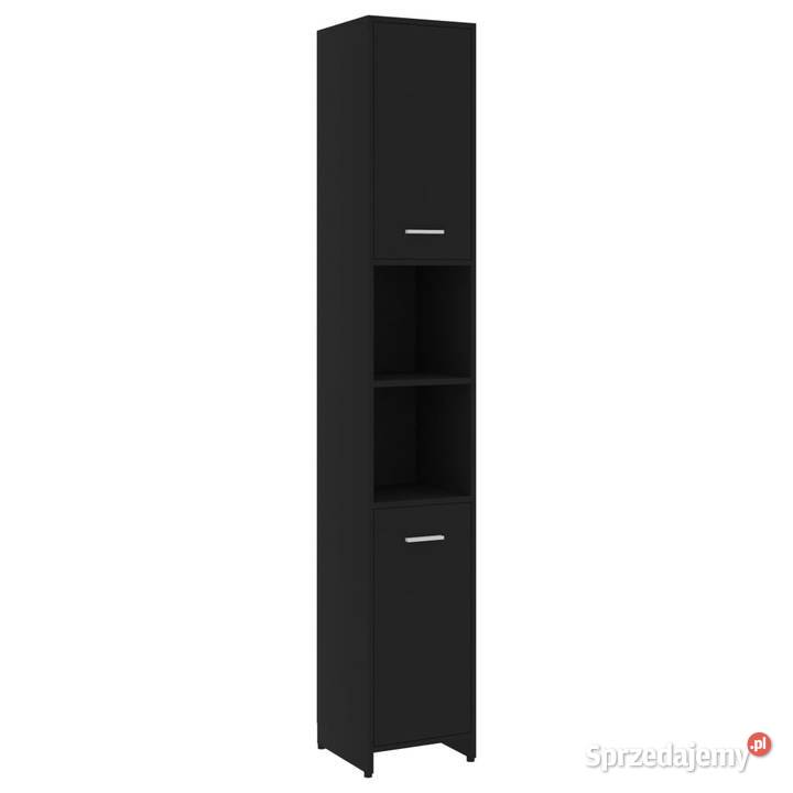 Szafka łazienkowa czarna 30x30x1835 WM802598 mazowieckie Warszawa