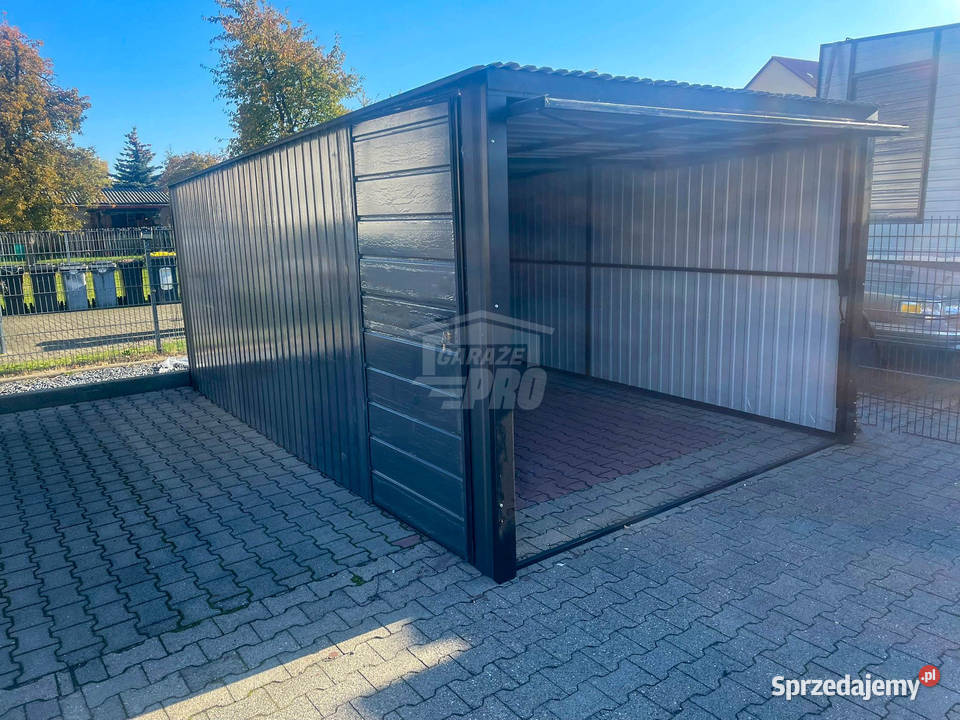 Garaż blaszany 3x5m Brama uchylna drzwi dach blacha Żnin sprzedam