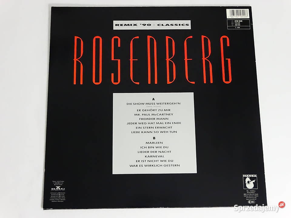 Rosenberg Remix 90 Classics The Album All Biłgoraj