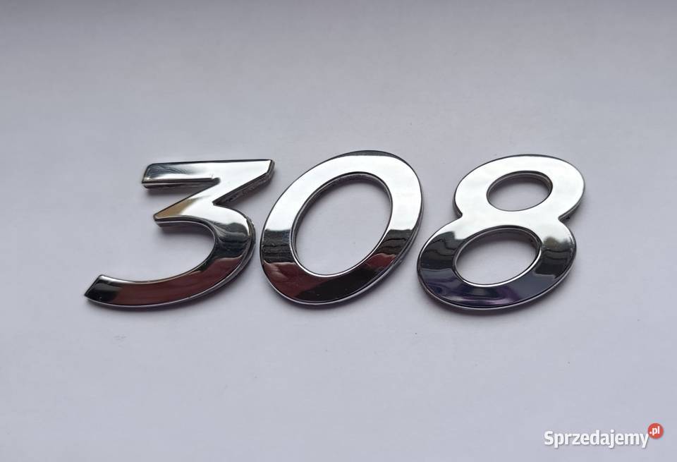 Napis emblemat Peugeot 308 Lipno sprzedam