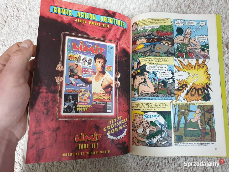 Beavis und ButtHead komiks z plakatem 1994 Gdynia sprzedam