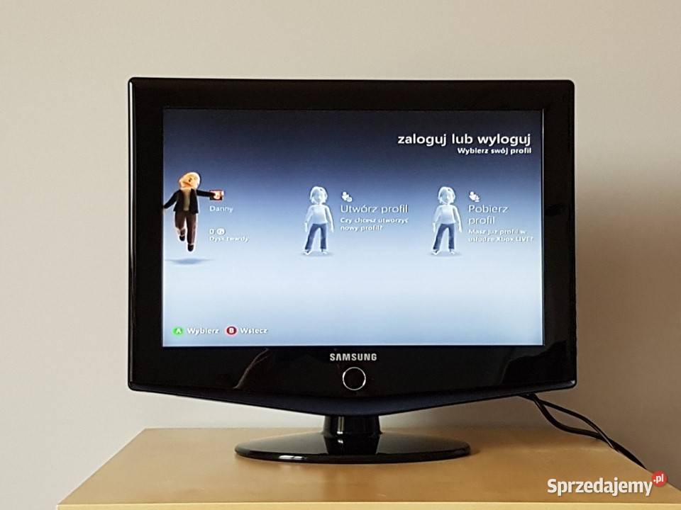 SAMSUNG LE19R71B 19 Telewizor Monitor LCD HD LCD Telewizory Warszawa