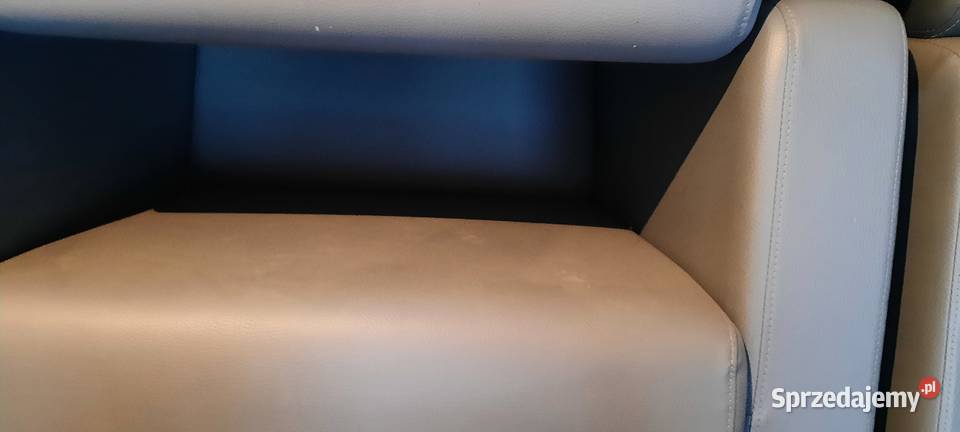 Fotel szary eko skóra Łomianki sprzedam