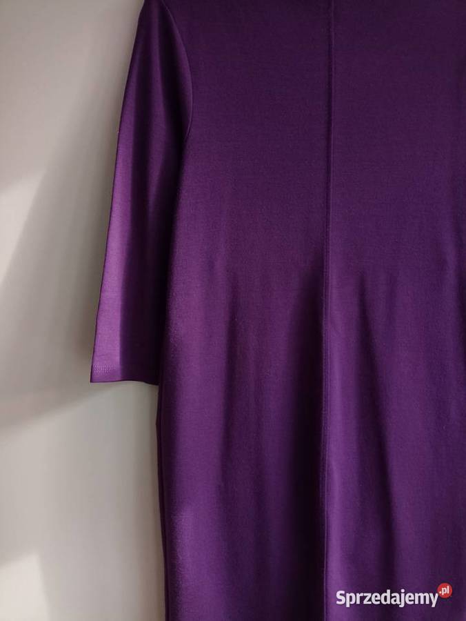 Sukienka Marc OPolo S wiskozowa fioletowa wielkopolskie Czarnków