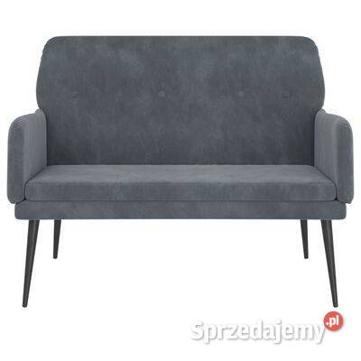 vidaXL Ławka ciemnoszara 108x79x79 tapicerowana mazowieckie Warszawa