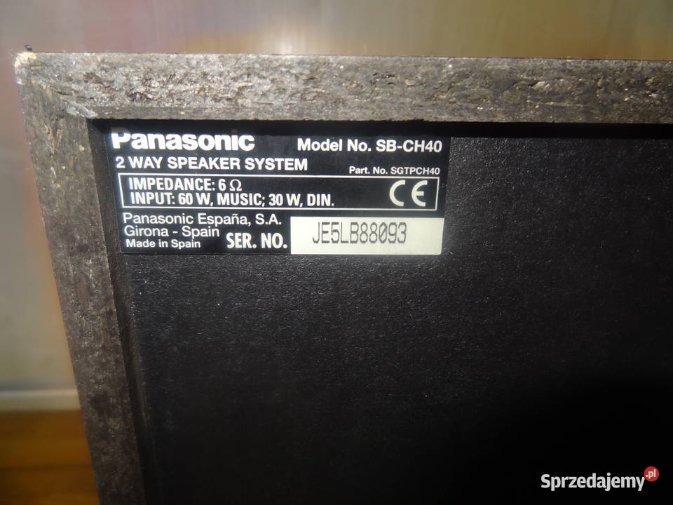 Wieza Panasonic model SA CH72 wielkopolskie Poznań
