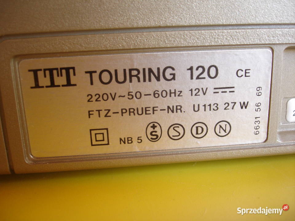 Radiomagnetofon ITT TOURING 120 Zielona Góra