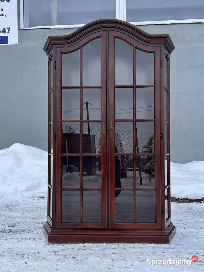 Solidna rustykalna witryna biblioteka Ostrów Mazowiecka